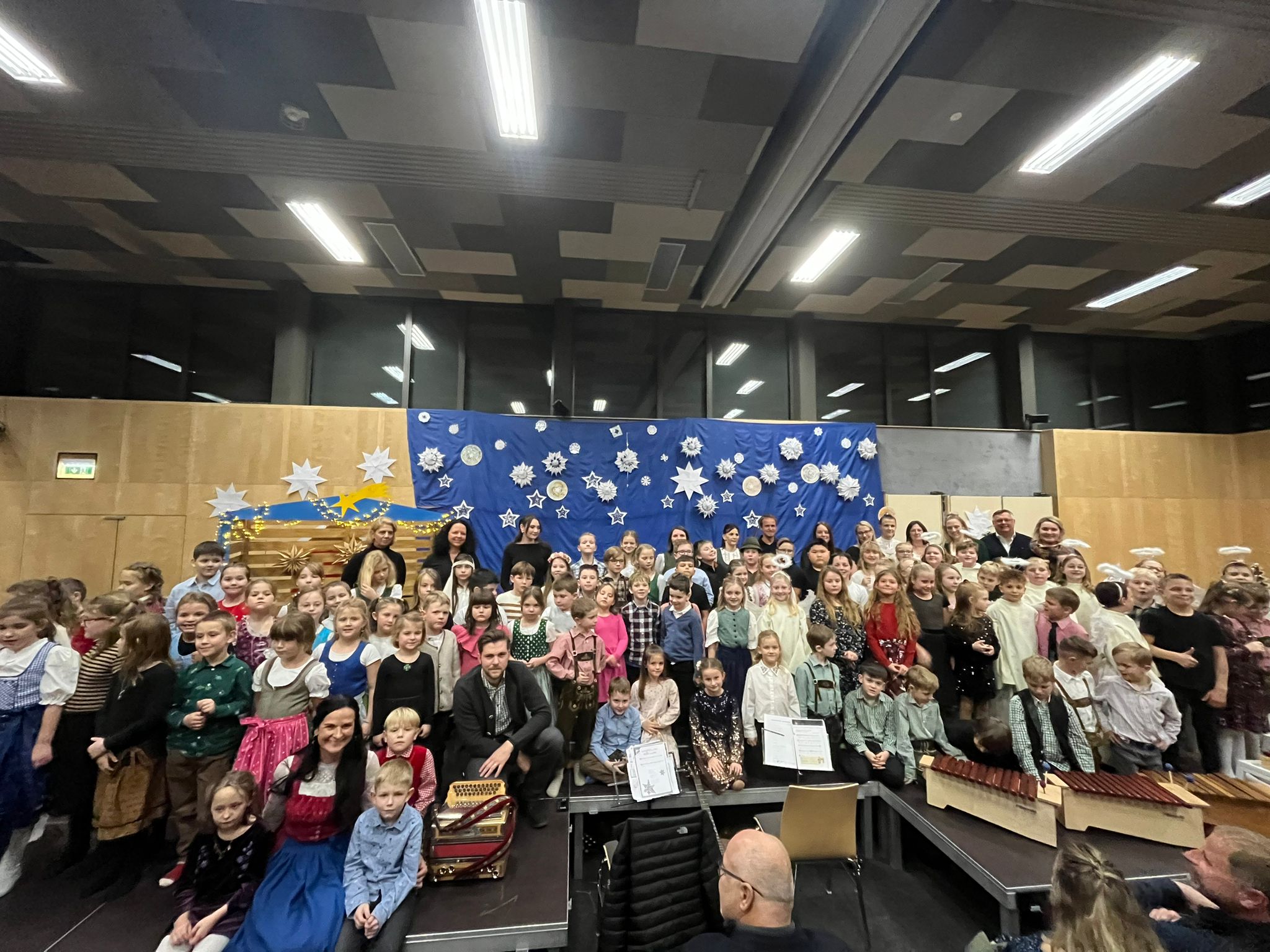 Auf dem Weg zur Krippe