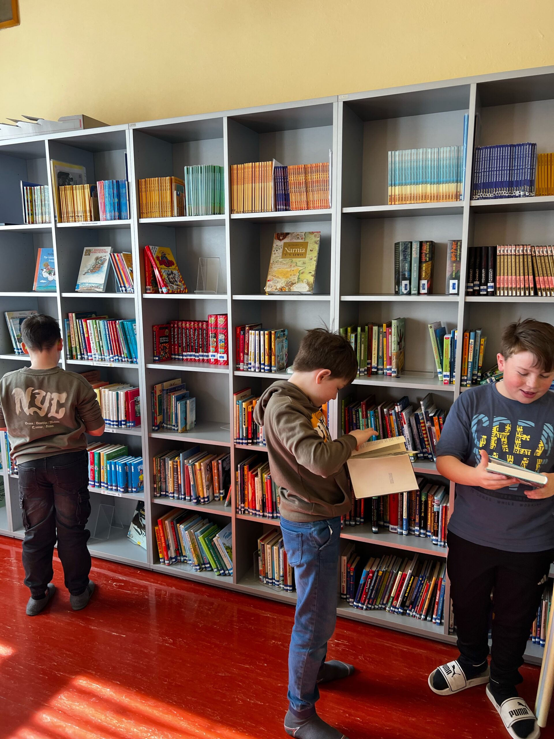 Büchereibesuch der 4b