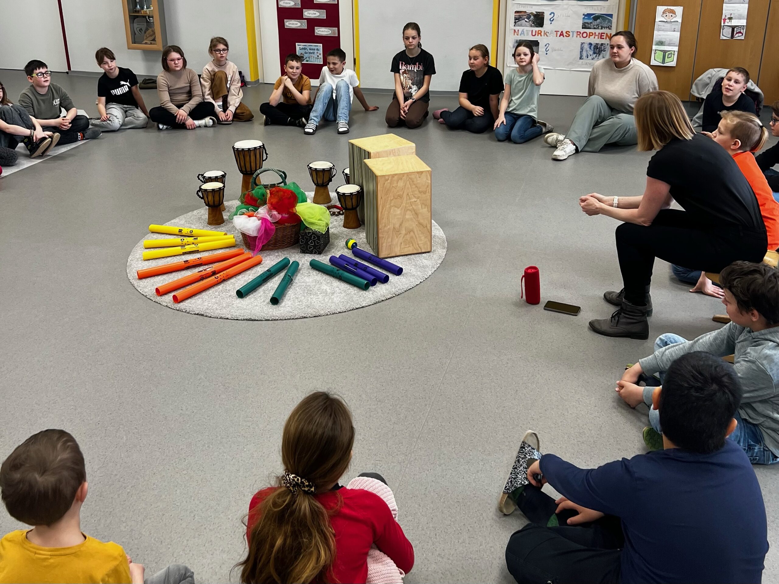 Ausdruckstanz mit rhythmischer Begleitung