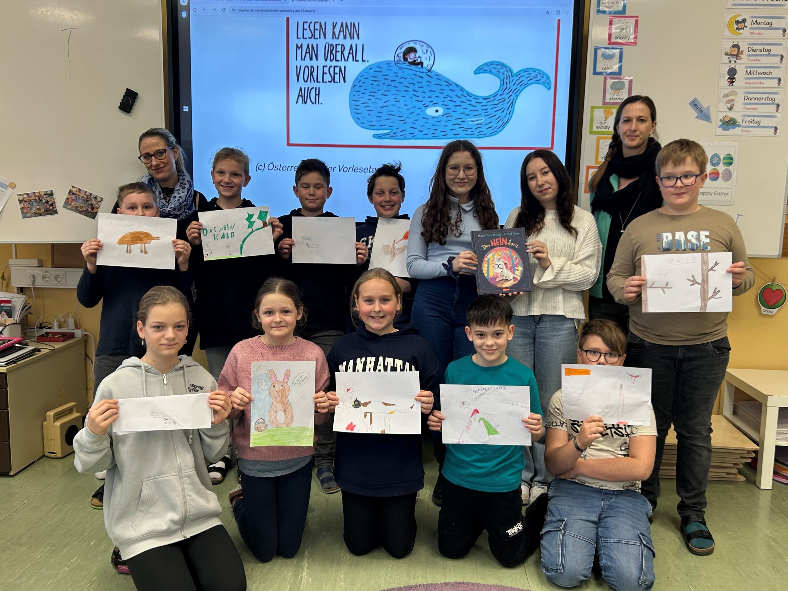 Vorlesetag in der 4a Klasse