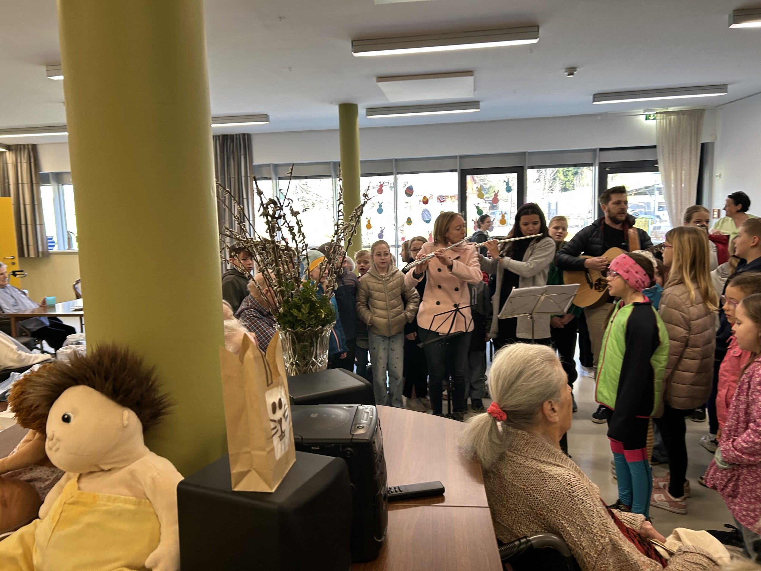 Besuch im Seniorenheim