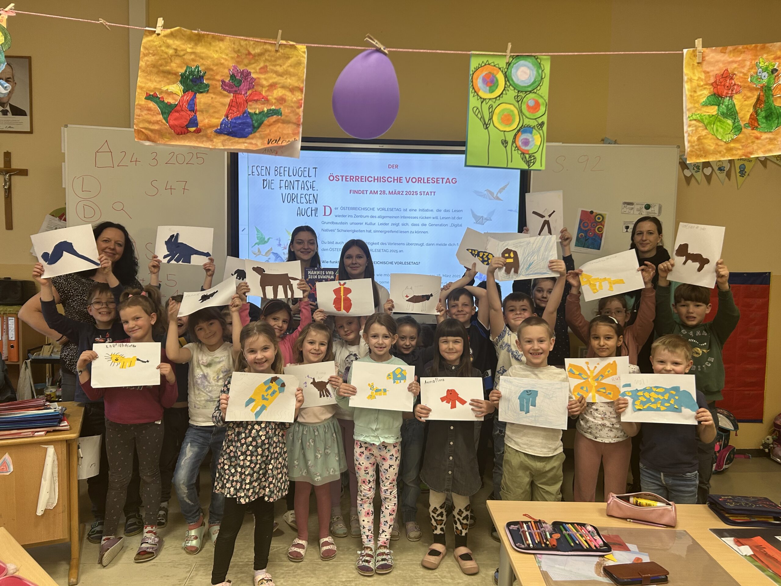 Vorlesetag in der 1. Klasse