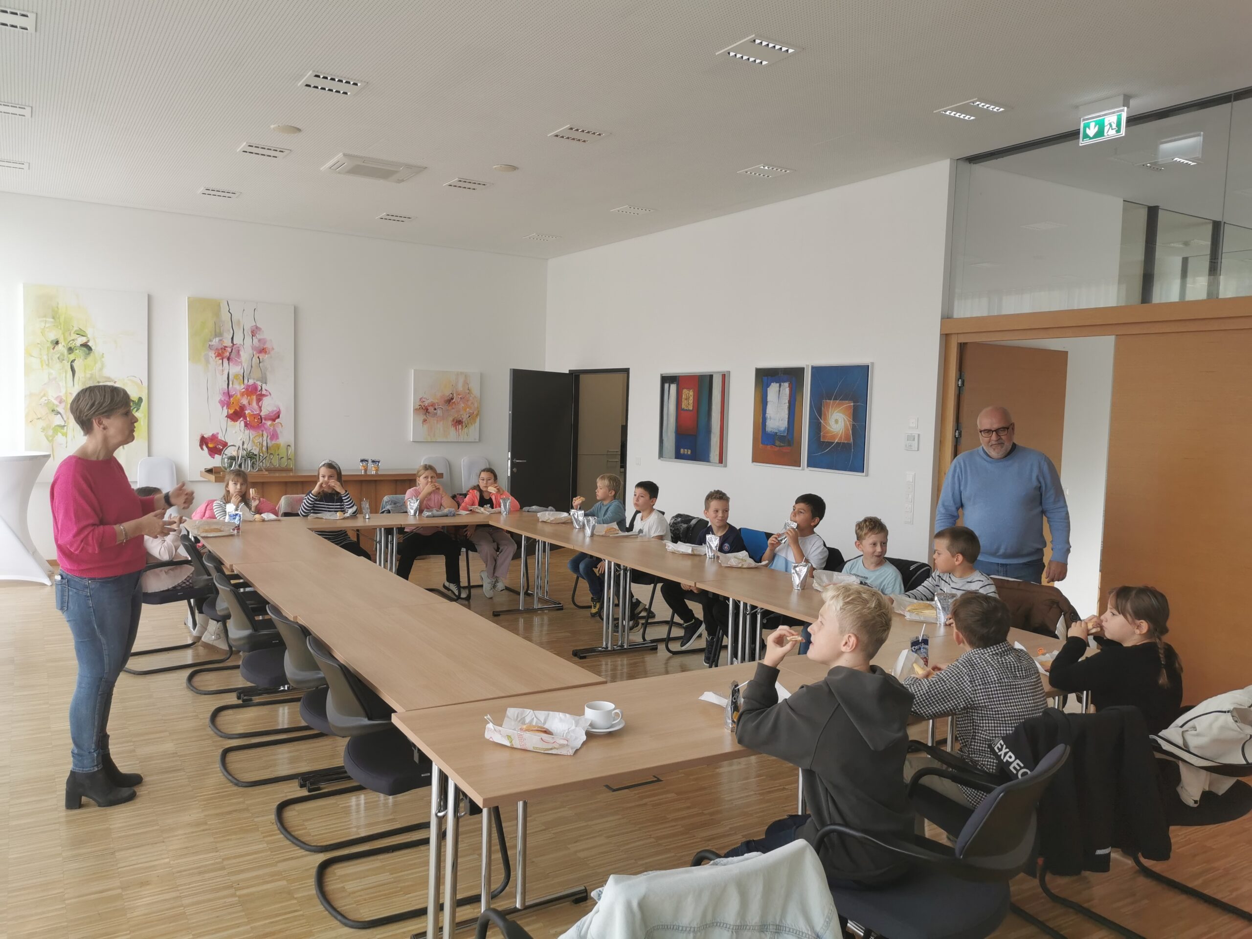 Besuch in der Gemeinde